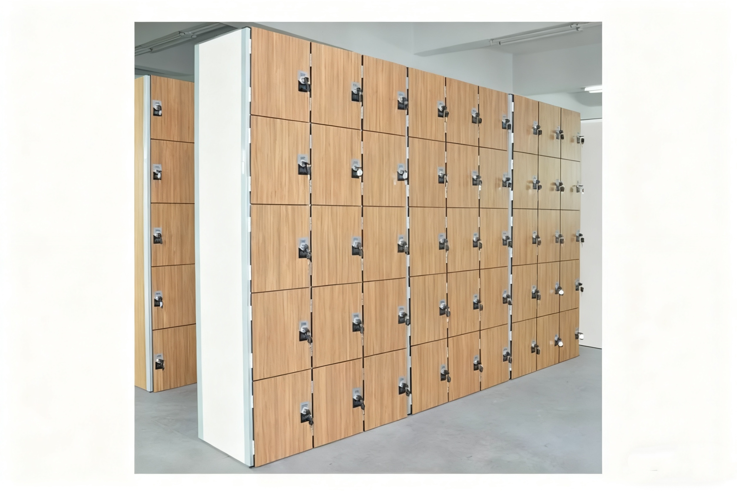 Waterproof Phenolic School Library Supermarket Stadium Locker Gz43