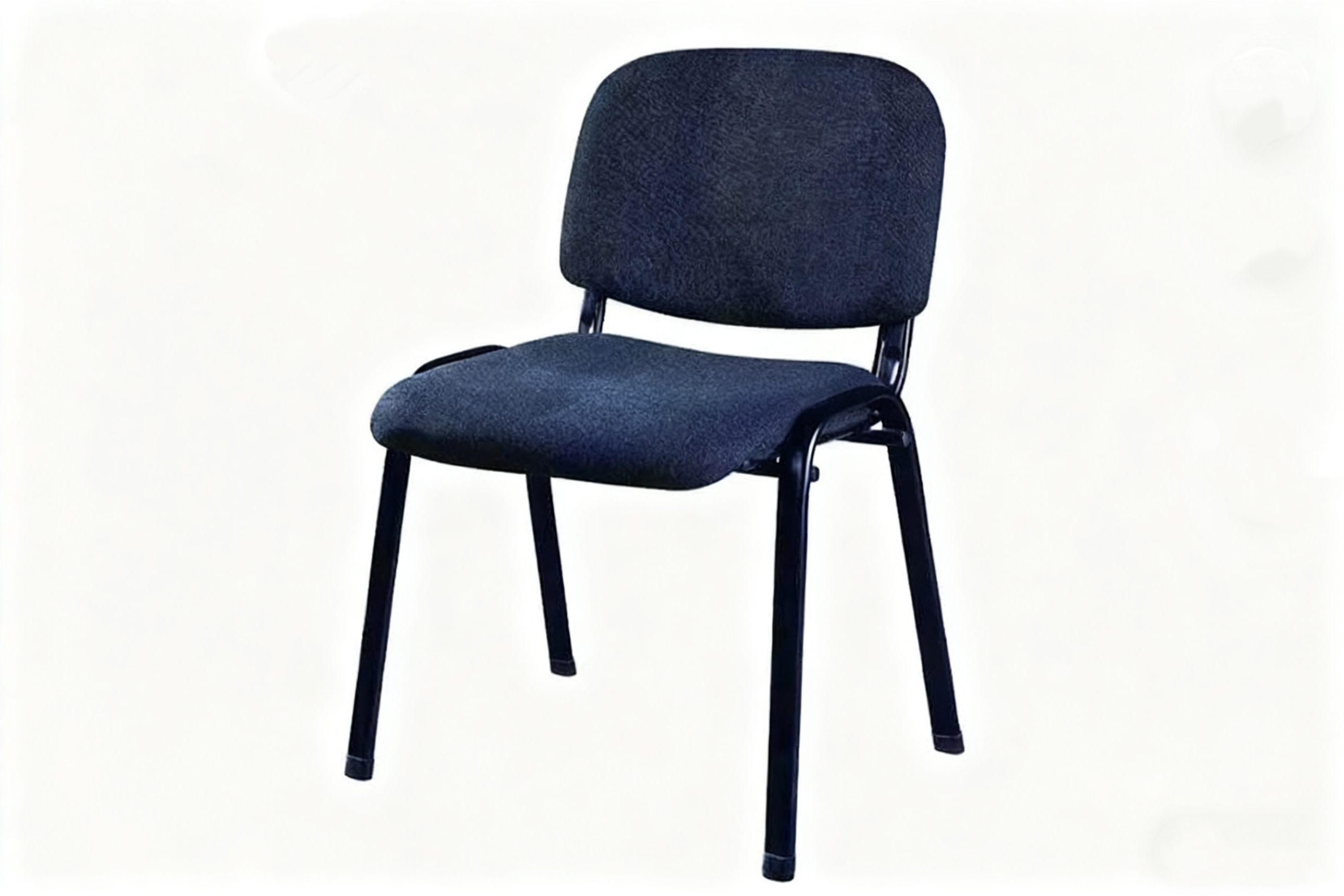 Jd61 Powder Electrostatic Spraying Stackable Armless Cushion Visitor Chair