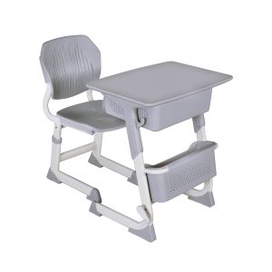 Adjustable Student Desk Set for Schools with Storage Box