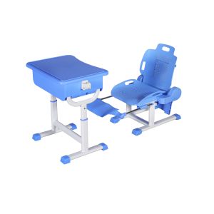 Complete Student Desk Set for Schools with Reclining Seat