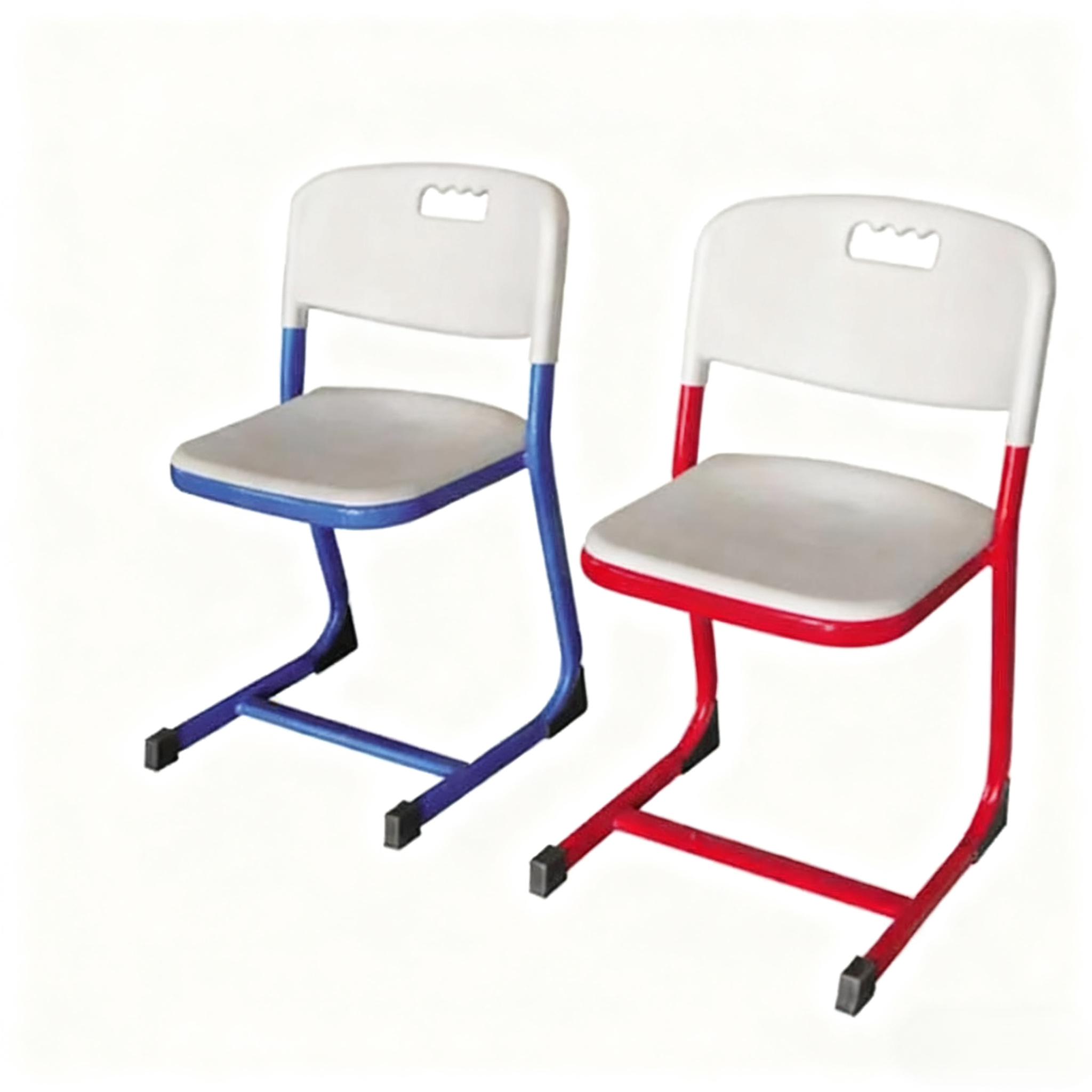 TF109 Galaxy School Furniture Fixed Glides Plastic Chair with Tablet Stand