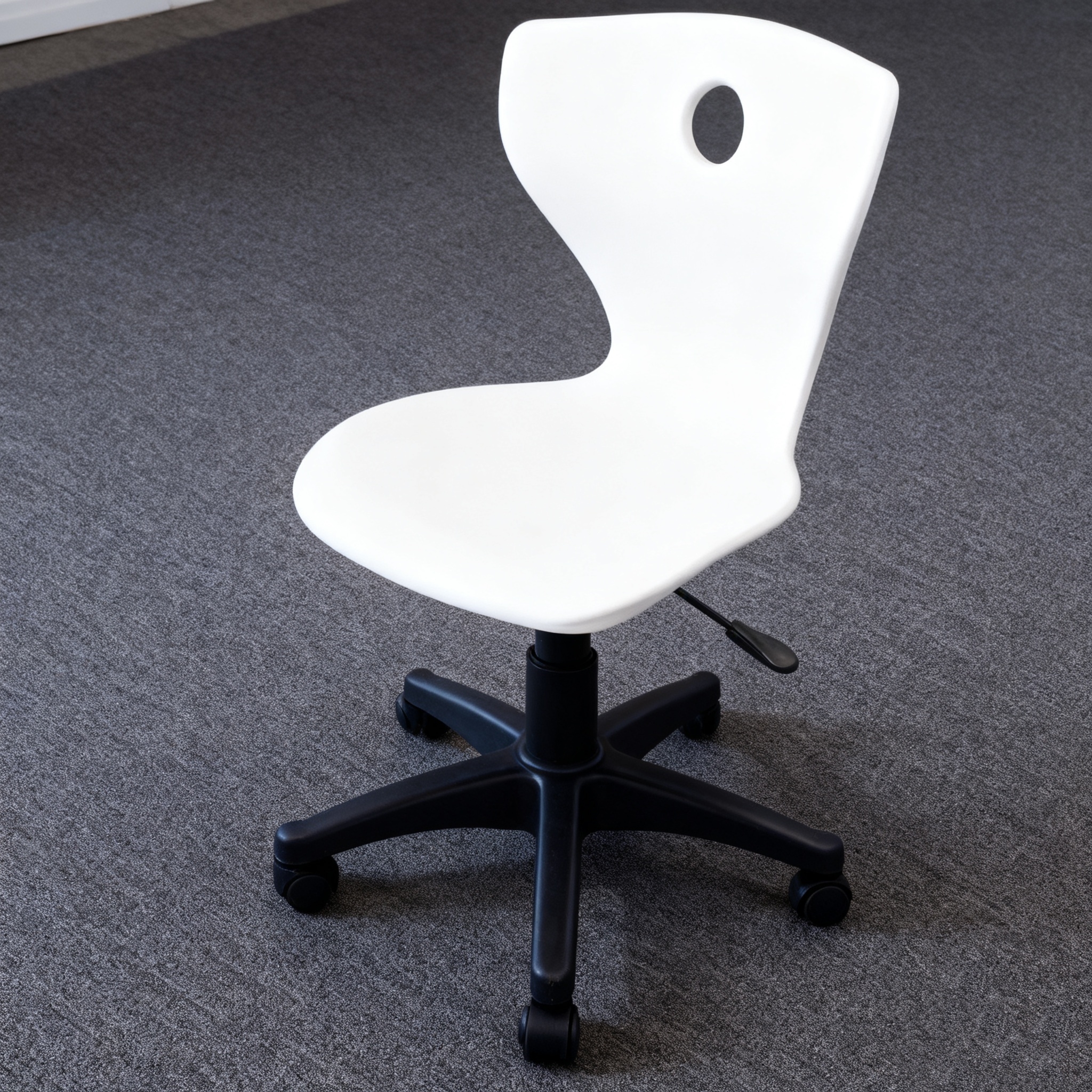 Ergonomic Swivel Desk Chair with Rolling Casters for Office Use