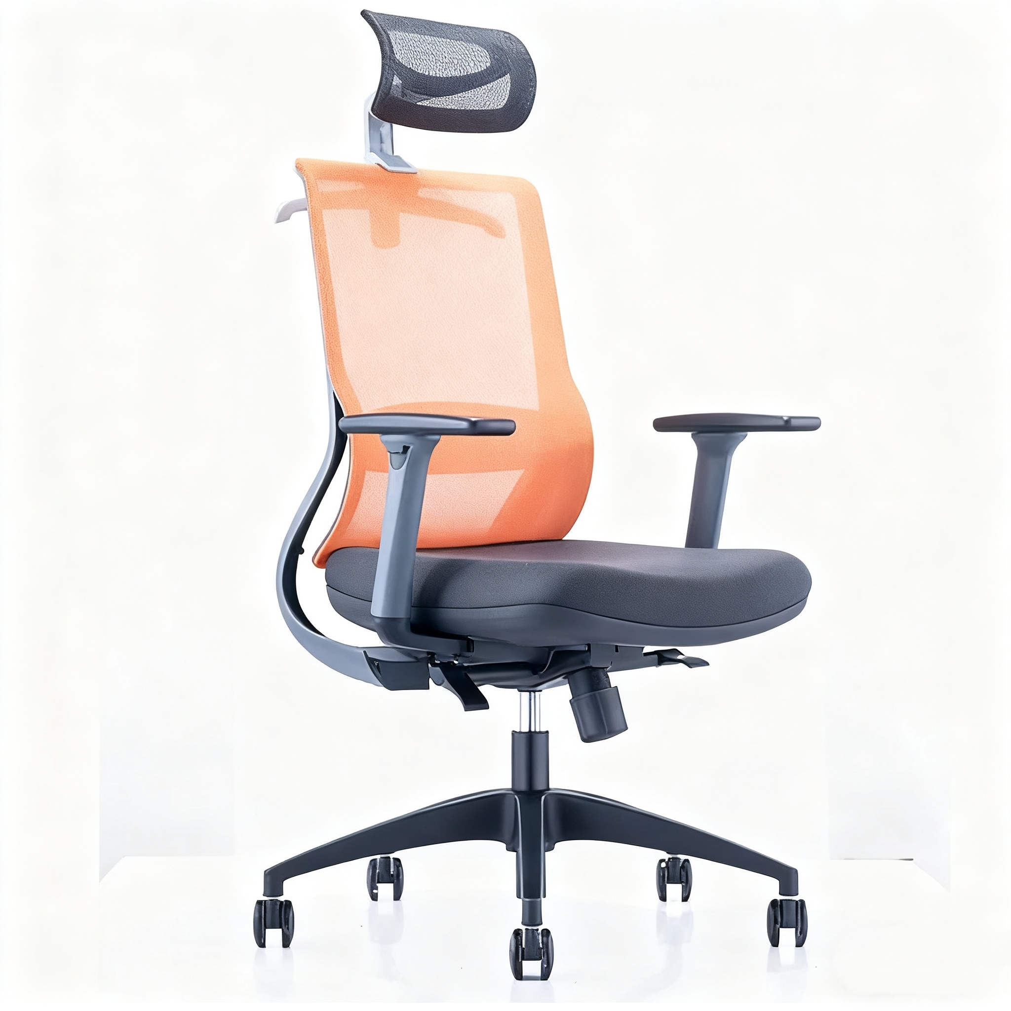 Executive Ergonomic Office Chair with Adjustable Lumbar Support