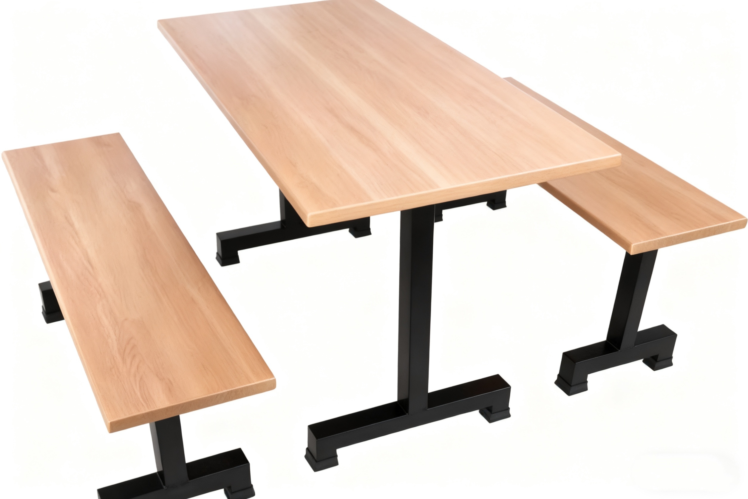 Galaxy School Furniture Modern Wooden Stackable Booth Dining Table