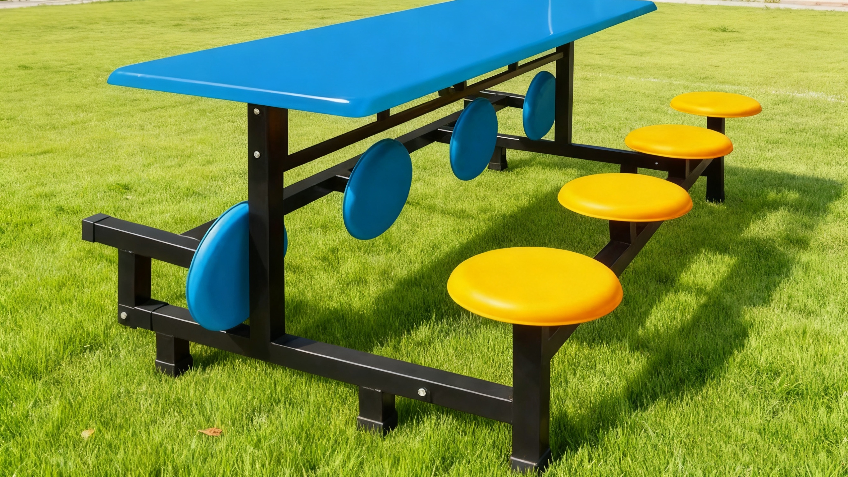 Galaxy School Furniture Customizable Folding Dining Table and Stool